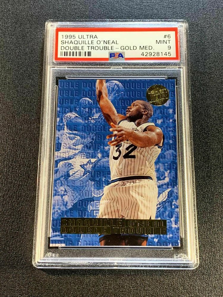 SHAQUILLE O'NEAL SHAQ 1995 FLEER ULTRA #6 DOUBLE TROUBL