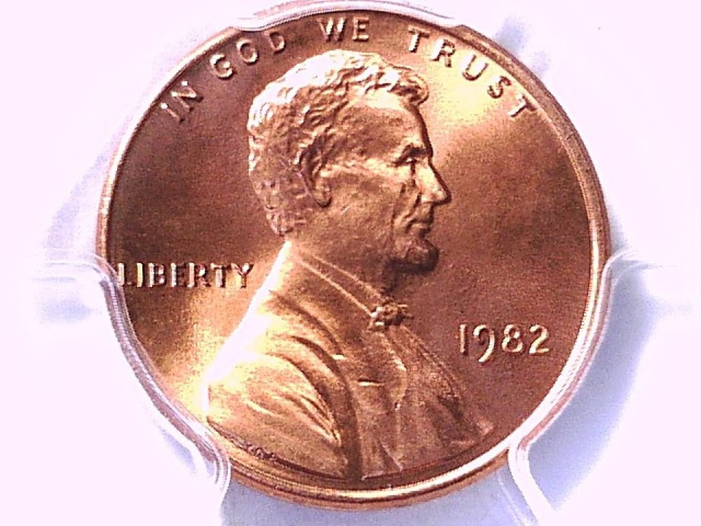 1982-D PCGS 1C MS66RD Lincoln Memorial Zinc Large Date Cent /"Free s//h/"