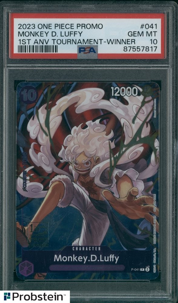 ルフィ 1st anniversary winner PSA10 PSA 10 Monkey D. Luffy ST10-006 1st Anniversary Set Promo ONE