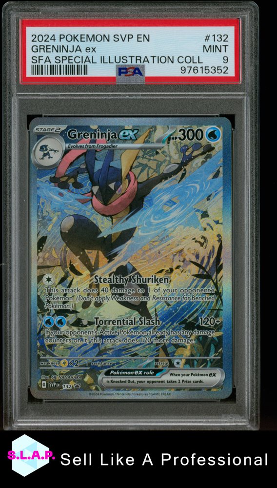 PSA9 2024 ゲッコウガEX greninja ex #132 2024 Pokemon SVP EN #132 Greninja ex SFA Special