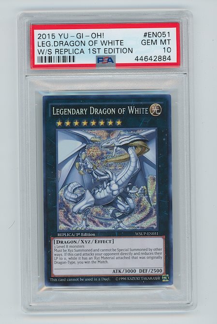 遊戯王OCG デュエルモンスターズ wcs2013 Legendary Dragon of White PSA10 YuGiOh! - Legendary Dragon Of White 2013-AE003 Super Rare