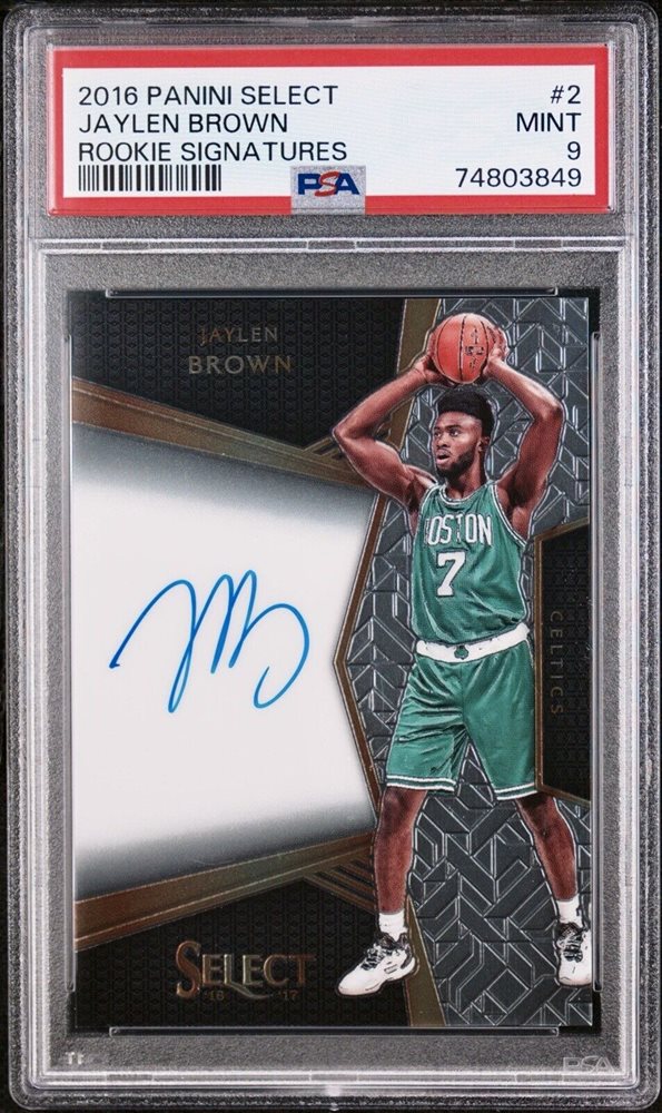 PSA 9 NBA JAYLEN BROWN RC SELECT SILVER - メルカリ PSA 9 NBA