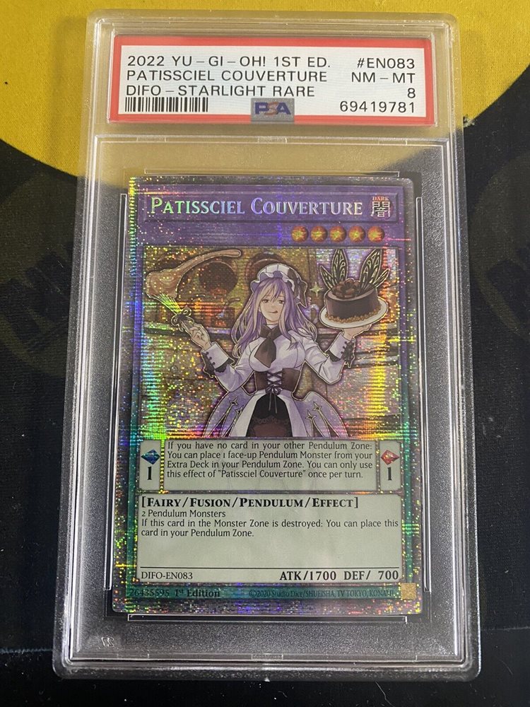 Auction Prices Realized Tcg Cards 2022 YU-GI-OH! DIFO-DIMENSION FORCE  Patissciel Couverture