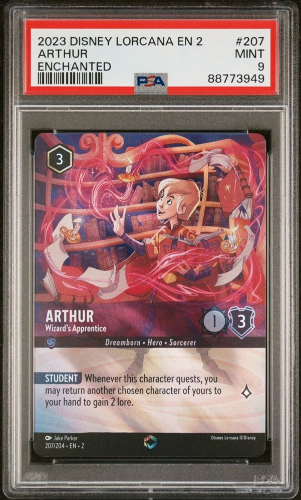 arthur lorcana card - Shimmering Skies - - King Victorious (Enchanted) Common Flavor Text 10 Coolest Disney Lorcana Shimmering