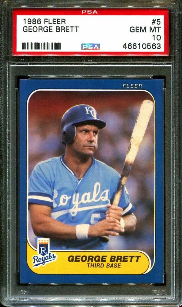 Auction Prices Realized Baseball Cards 1986 Fleer Brett