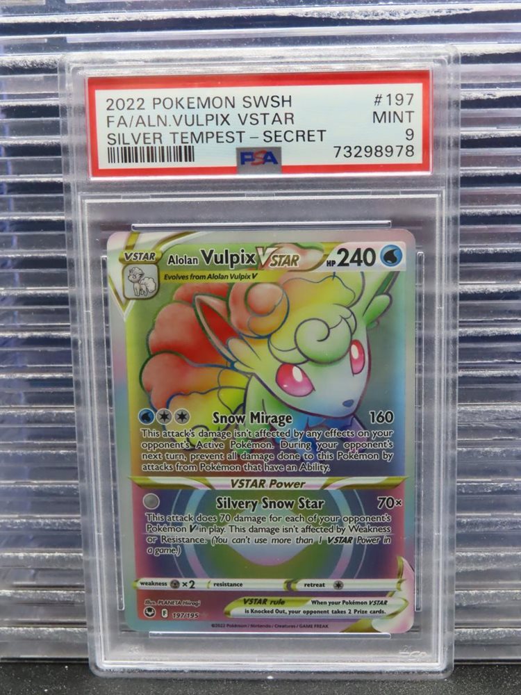 rare vulpix card Alolan Vulpix VSTAR - SWSH12: Silver Tempest [ULTRA RARE] main image 1