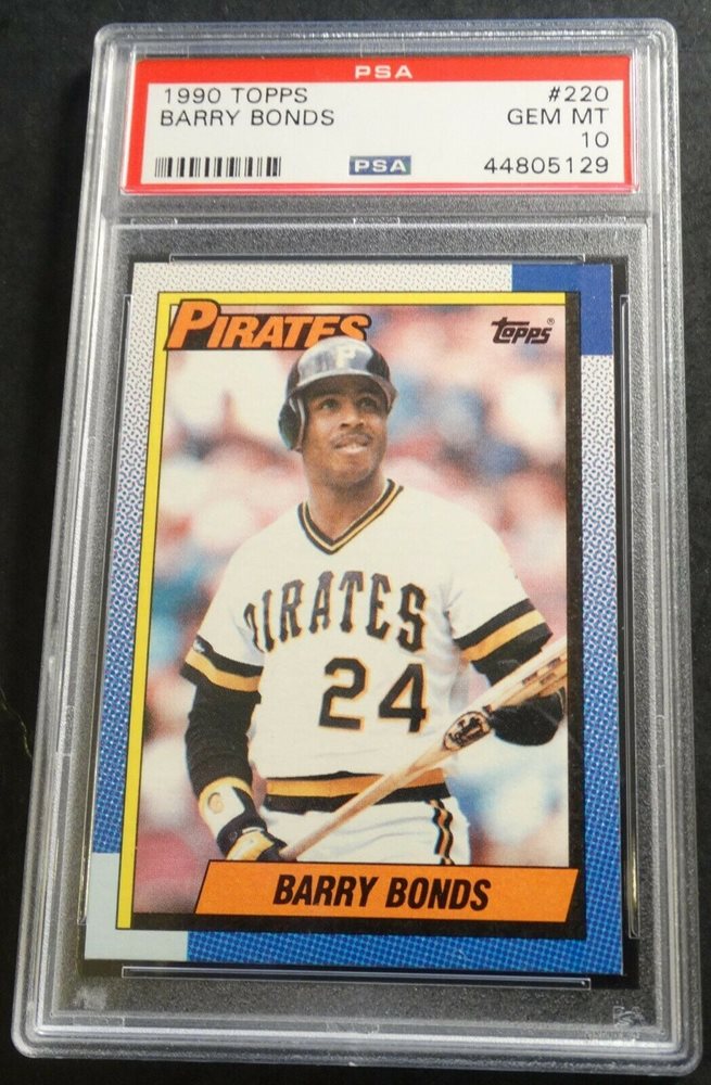 Barry Bonds 1990 Topps Baseball Card Barry Bonds 1990 Topps Baseball Card
