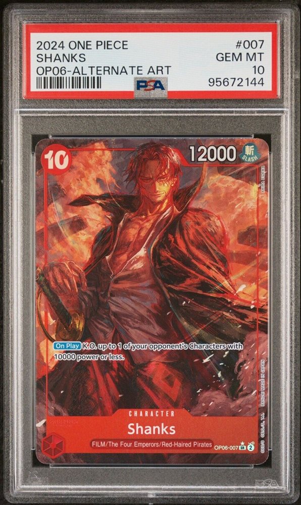【PSA10】 SHANKS SPECIAL ALTERNATE ART PSA 10 Shanks (SP Alt Art) ST16-004 SR A Fist of Divine