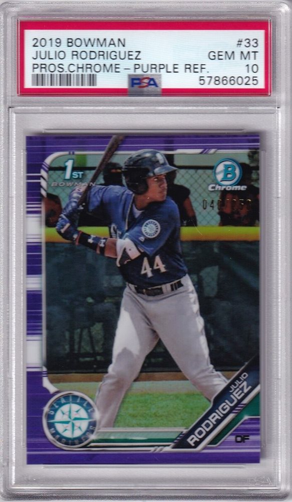 その他 bowman Julio Rodriguez psa10 chrome PSA 10 JULIO RODRIGUEZ 2019 Bowman Chrome Draft Mariners