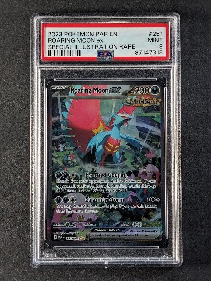 roaring moon pokemon card shiny Pokémon card PSA 10 Roaring Moon ex SAR 90/66 Ancient Roar sv4K JAP – Pika  Japan Cards