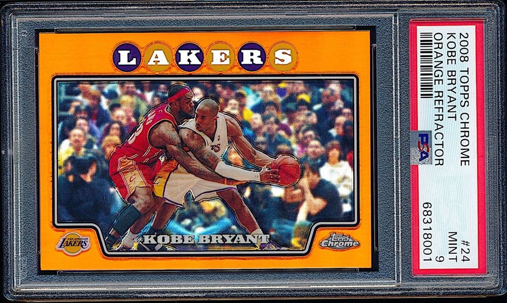 Auction Prices Realized Basketball Cards 2008 TOPPS CHROME Kobe Bryant