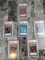Yugioh Five Pieces Of Exodia LART one PSA 10, 4x Psa 9,