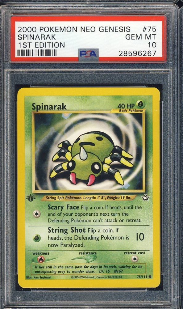 eBay Auction Item 192483254936 Tcg Cards 2000 Pokemon Neo Genesis 1st  Edition