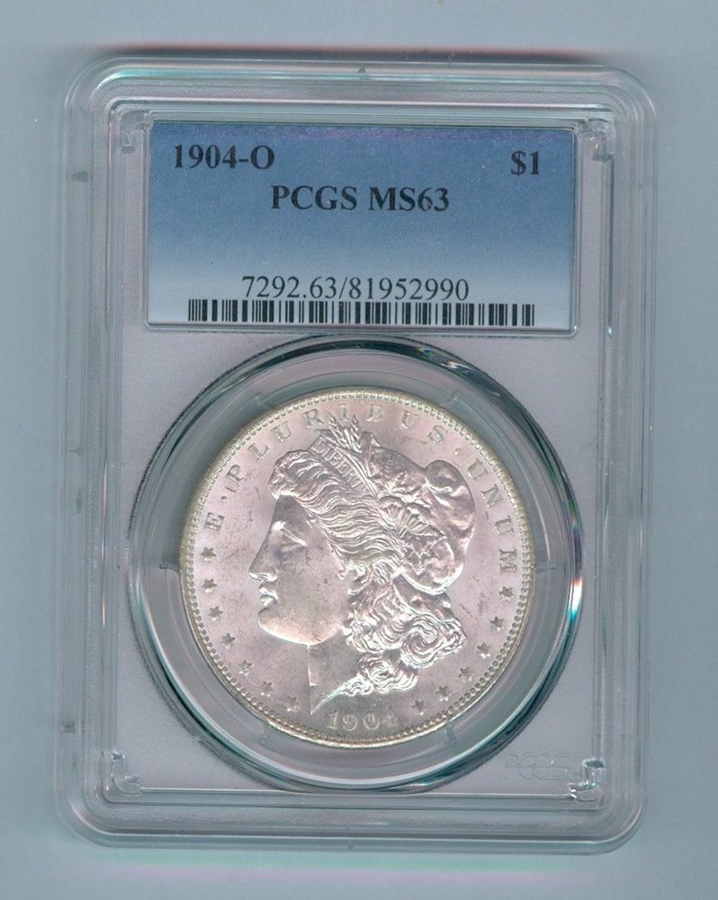 1904-O Morgan Silver Dollar MS63 銀貨115 1904 O NGC MS 63 Morgan Silver Dollar $1 Dollar MS63 NGC at