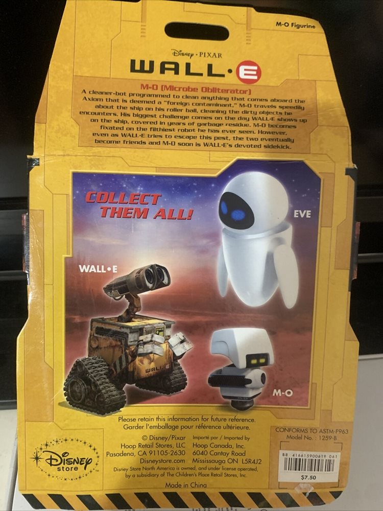 Disney Store Exclusive Pixar WallE MO MO Exclusive 3