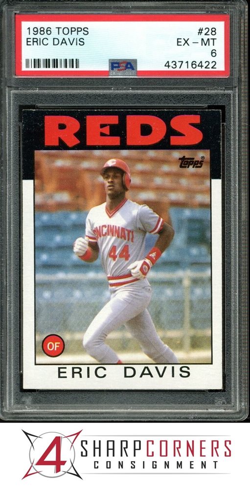 Auction Prices Realized Baseball Cards 1986 TOPPS Eric Davis