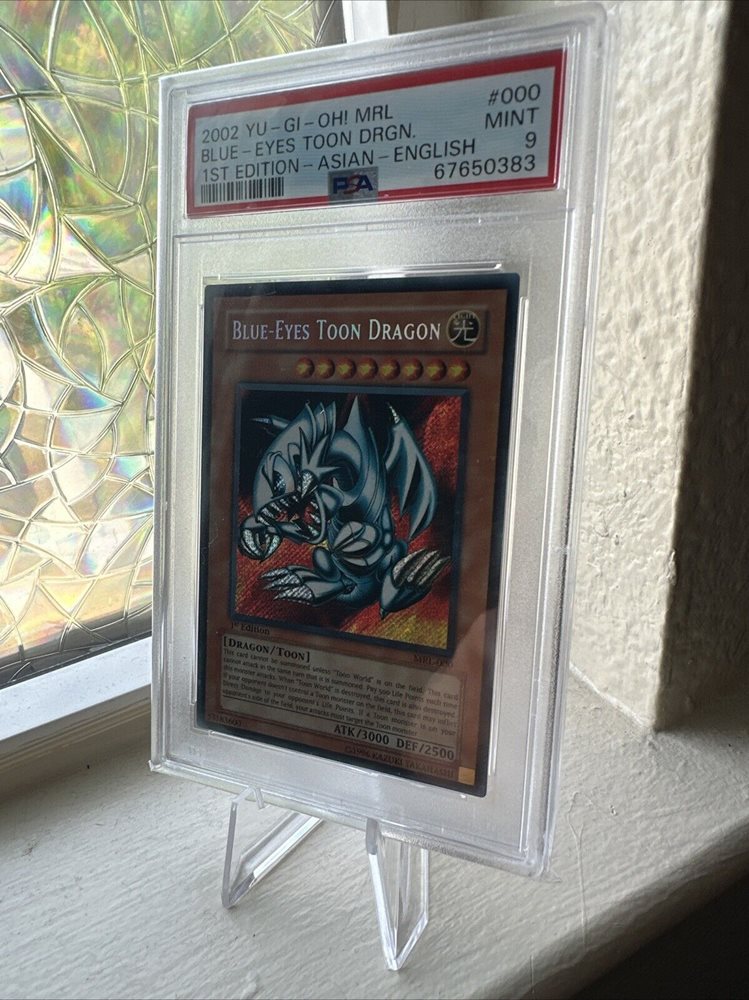遊戯王OCG デュエルモンスターズ PSA10 BLUE-EYES TOON DRAGON SE 000 2002 2002 Yu-Gi-Oh Blue Eyes Toon Dragon Spell Ruler SRL-000