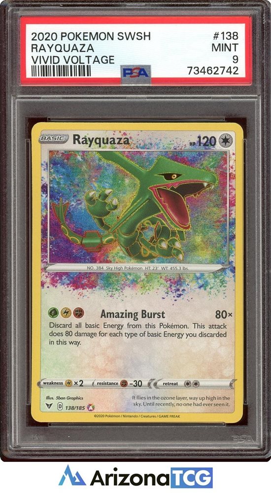 PSA9鑑定済〕レックウザex【-】{008/015}