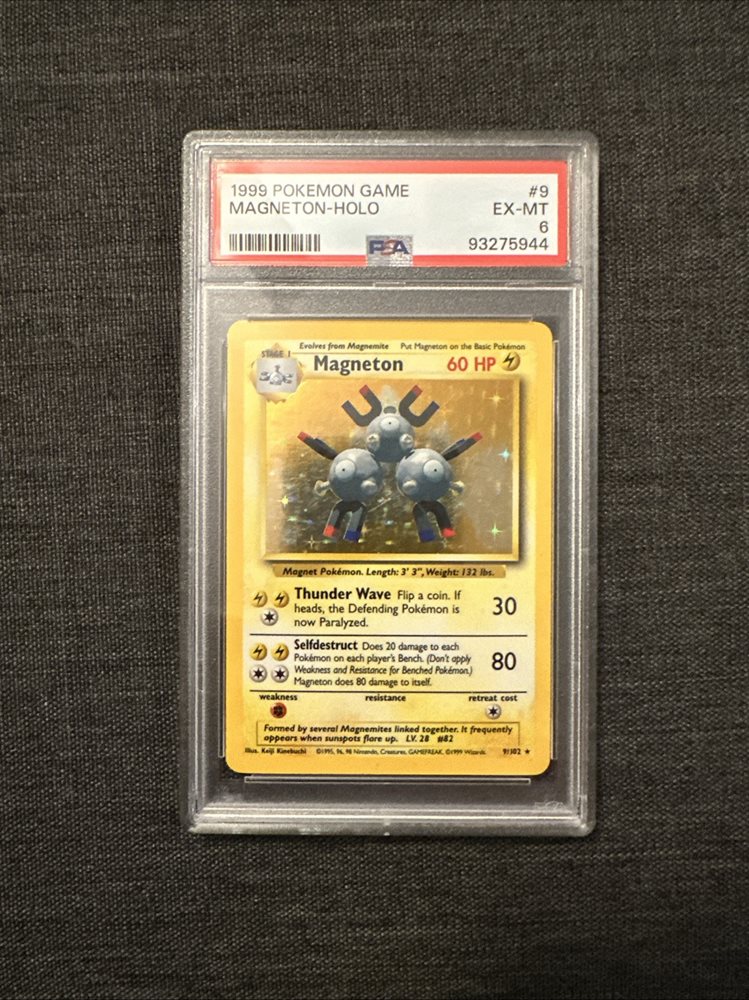 Auction Prices Realized Tcg Cards 1999 Pokemon Game Magneton-Holo