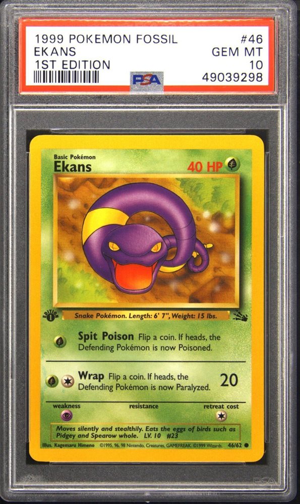 ekans pokemon card price Amazon.com: Pokemon - Ekans (66) main image 1