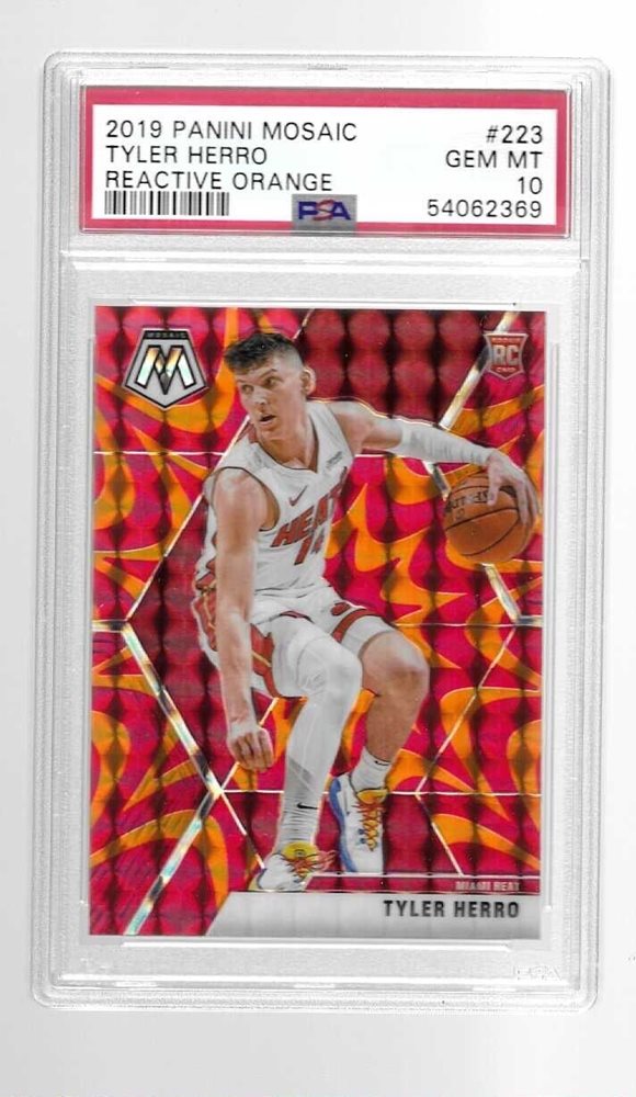 2019 HOOPS NBA TYLER HERRO PSA10 ヒーロー 2019 Panini Mosaic Basketball #223 Tyler Herro PSA 10 | eBay
