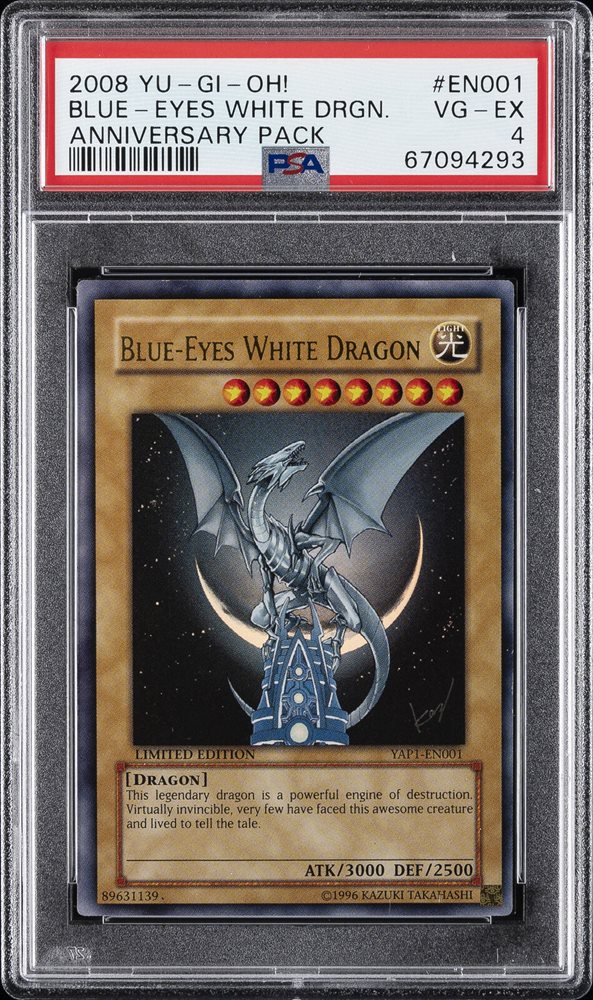 オウギンガ　psa10 Auction Prices Realized Tcg Cards 2008 YU-GI-OH! ANNIVERSARY
