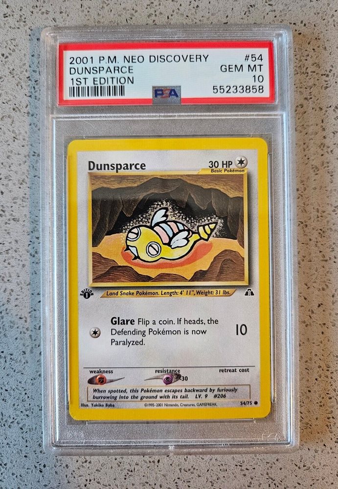 Auction Prices Realized Tcg Cards 2001 POKEMON NEO DISCOVERY Dunsparce