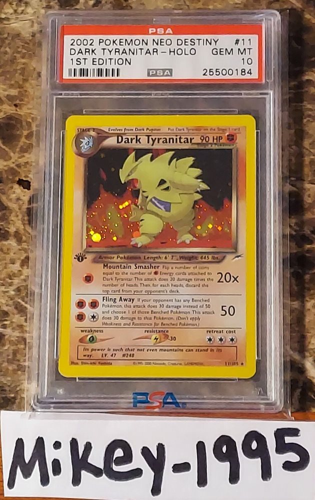 Auction Prices Realized Tcg Cards 2002 POKEMON NEO DESTINY