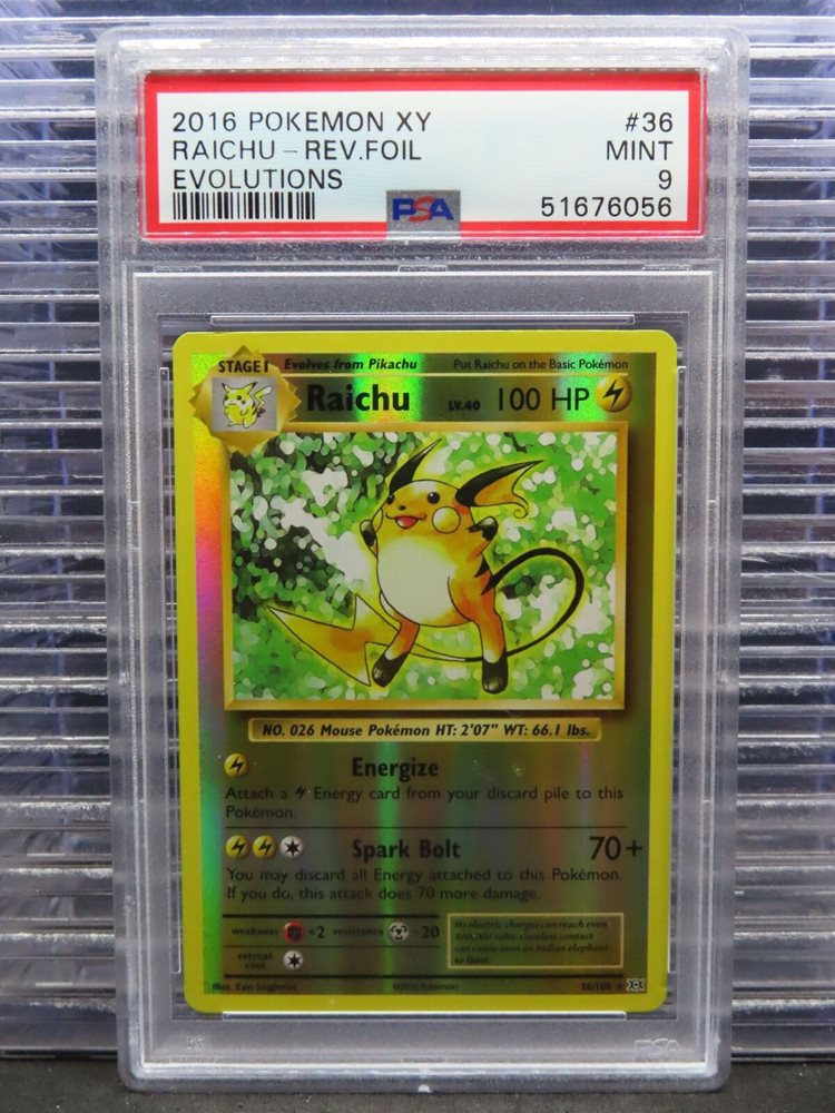 raichu pokemon card 2016 Pokemon - Raichu (36/108) - XY Evolutions
