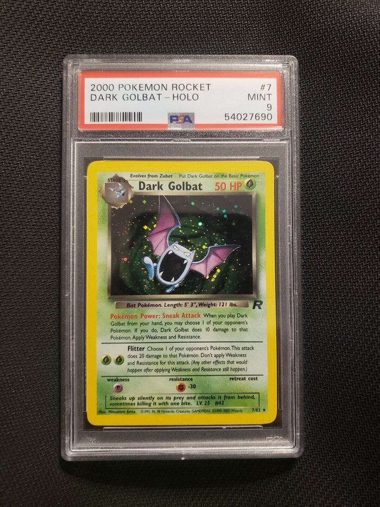 ポケモン Dark Golbat 50 HP Team Rocket PSA品質 ポケモン Dark Golbat 50 HP Team Rocket PSA品質