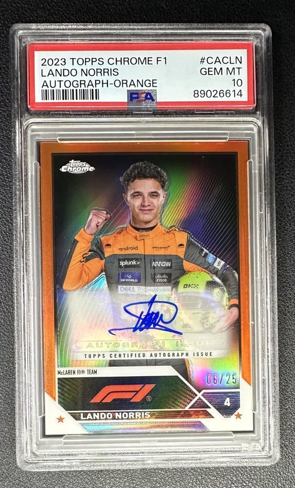Lando Norris 2023 Topps F1 Formula 1 Eccellenza Relic Driver Worn 
