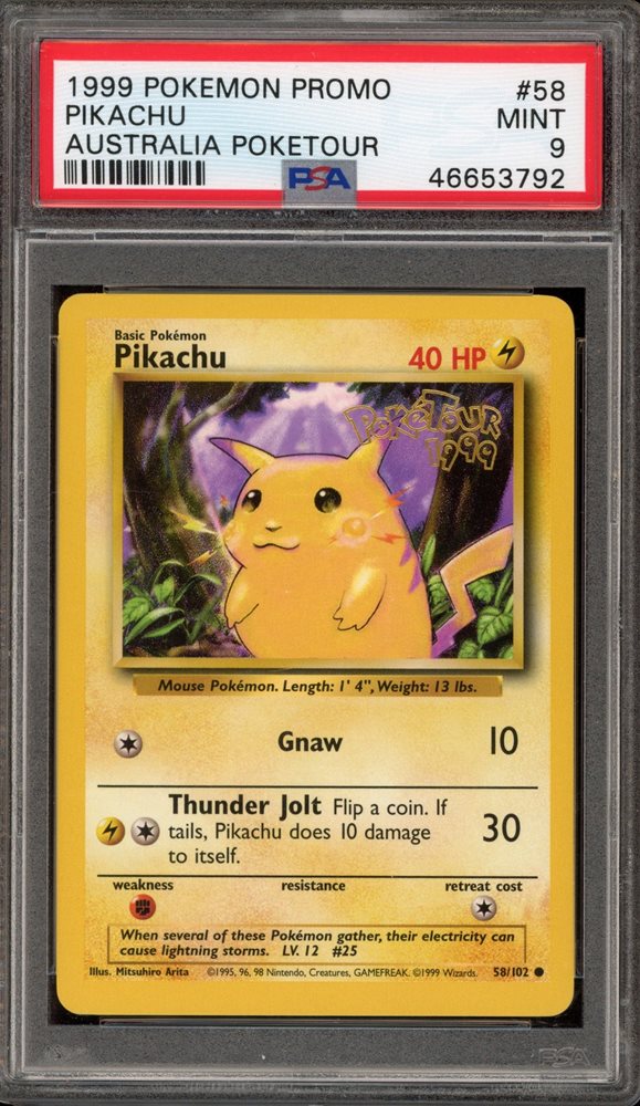 PokeTour1999 ピカチュウ /PSA MINT9 Poketour1999 Pikachu /Psa Mint9 | eBay