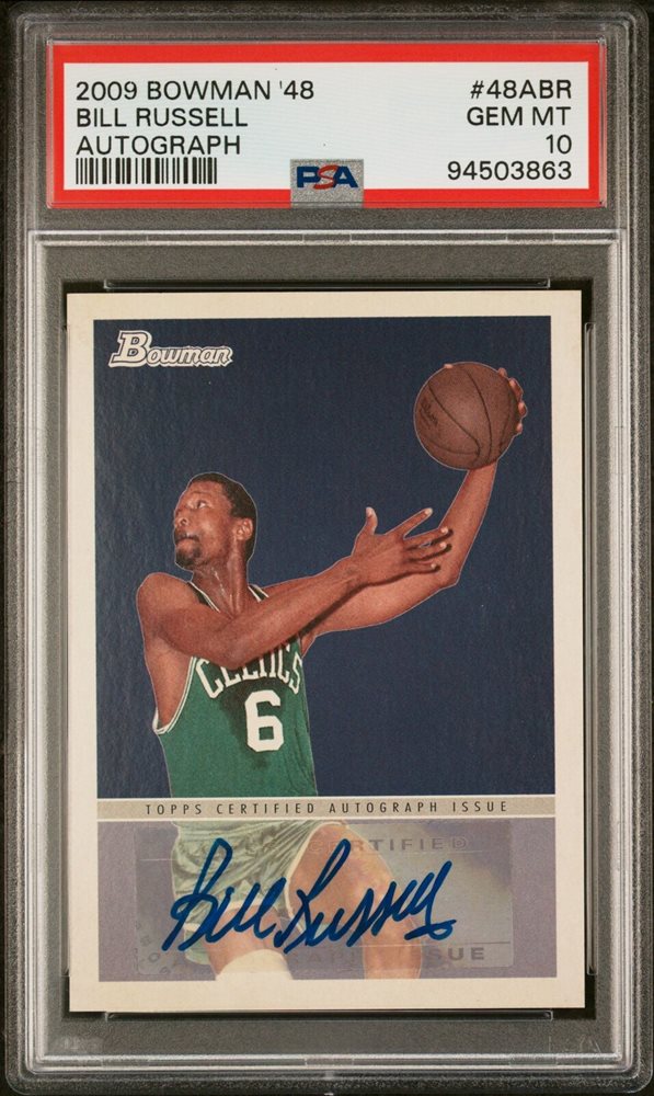Auction Prices Realized Basketball Cards 2009 BOWMAN '48 AUTOGRAPH