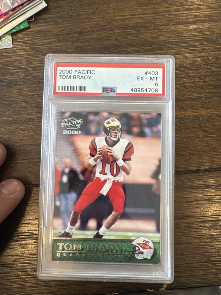 2000 pacific tom brady ルーキーカード　999枚限定 Tom Brady 2000 Pacific #403 Draft Picks /999 Price Guide
