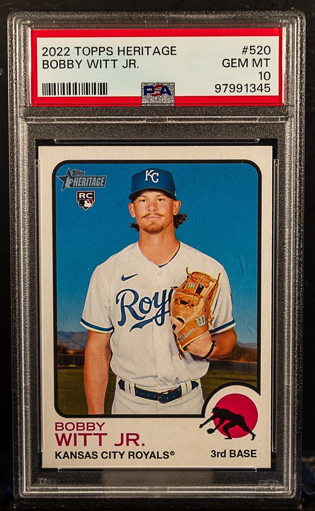 その他 MLB Bobby Witt Jr. PSA10 2022 Topps Update Bobby Witt Jr. Rookie Card #US187 PSA 10