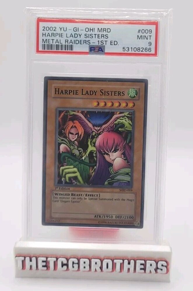 【美品】⭐️PSA 9 ハーピィレディ 三姉妹 RB09 HARPIE LADY Auction Prices Realized Tcg Cards 2002 YU-GI-OH! MRD-METAL