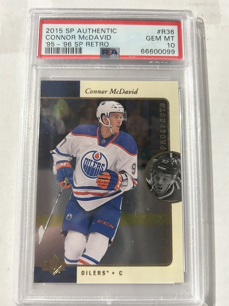 2015 SP Authentic Connor Mcdavid #226 692/999 BGS 9.5