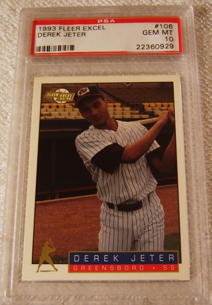 1993 Fleer Excel Greensboro Derek Jeter New York Yankees