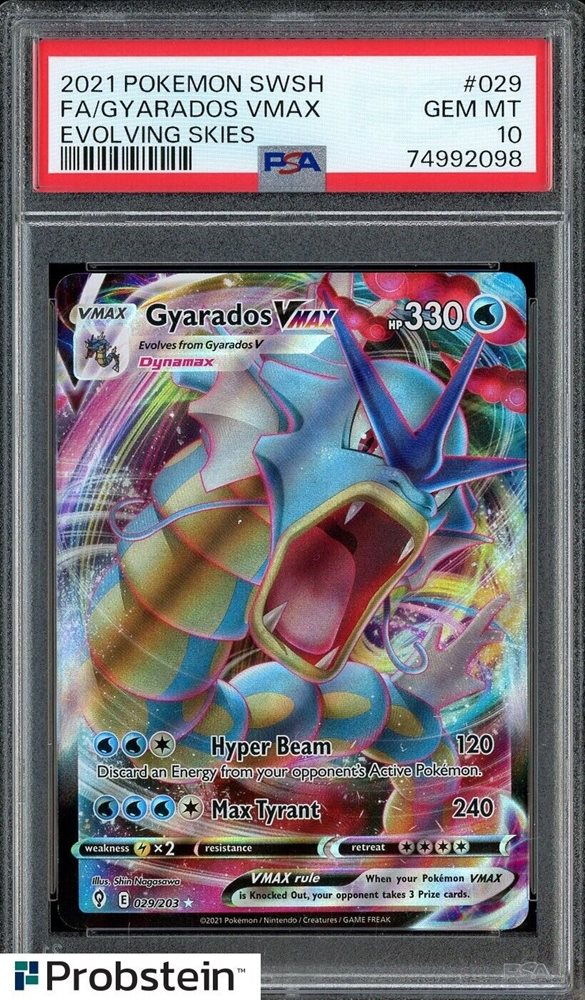 世界308枚 PSA10 ギャラドスVMAX gyarados 2021 60 世界308枚 PSA10 ギャラドスVMAX gyarados 2021 60