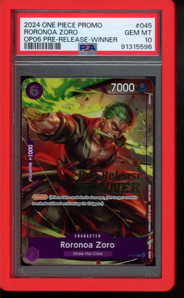 スモーカー　Pre-Release WINNER　PSA10 eBay Auction Item 166690857642 Tcg Cards 2024 One Piece Promos