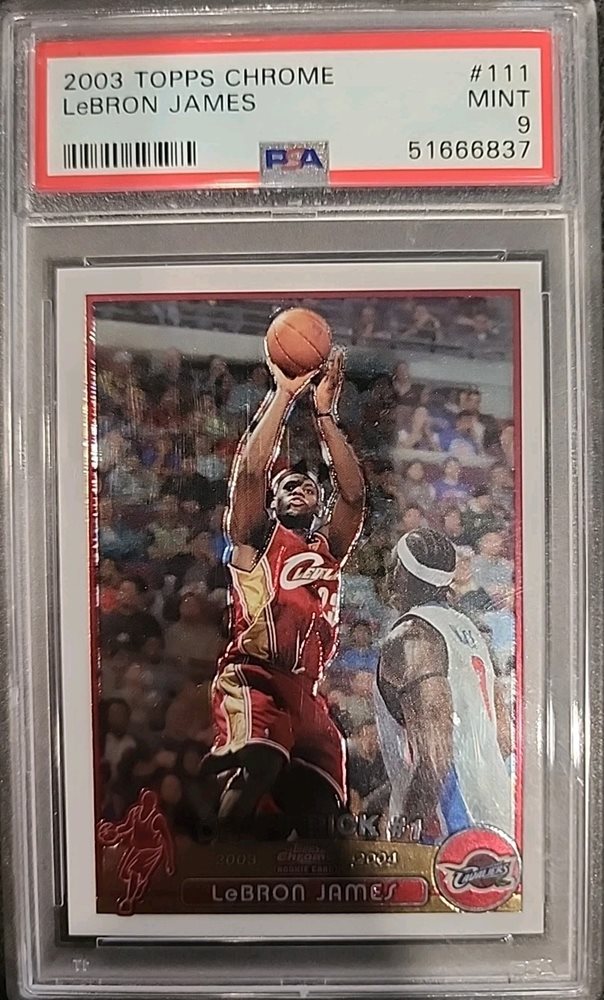 NBA カード Lebron James Topps Chrome PSA9 2024-25 Topps Chrome Lebron James #BOD-1 Pink Refractor