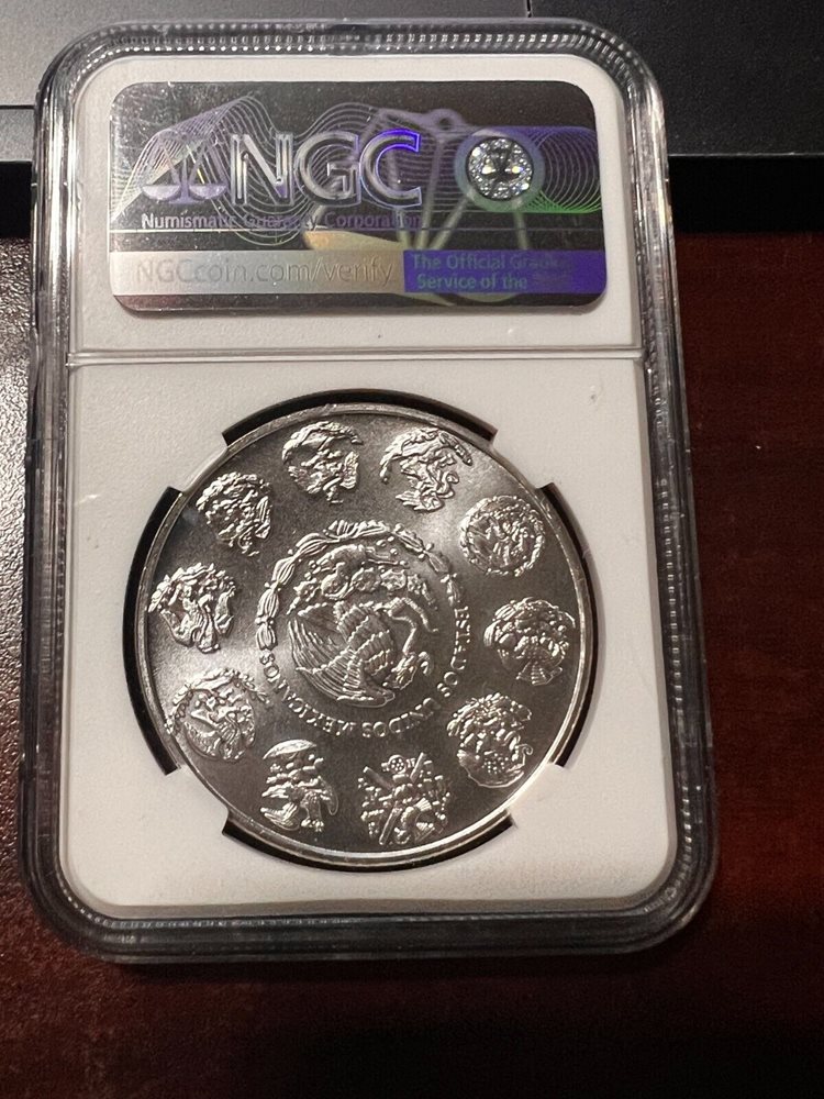 2009 Mo Mexico 1oz Silver Libertad NGC MS 69 - only 1 graded