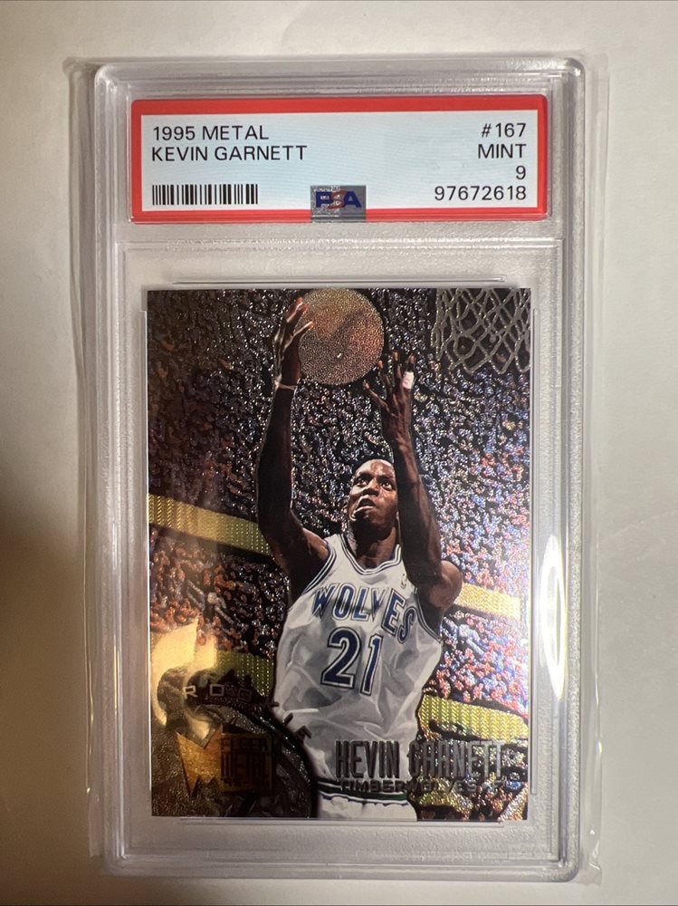 その他 KEVIN GARNETT auto psa9 1995-96 Skybox E-XL Kevin Garnett Blue #49 Timberwolves PSA