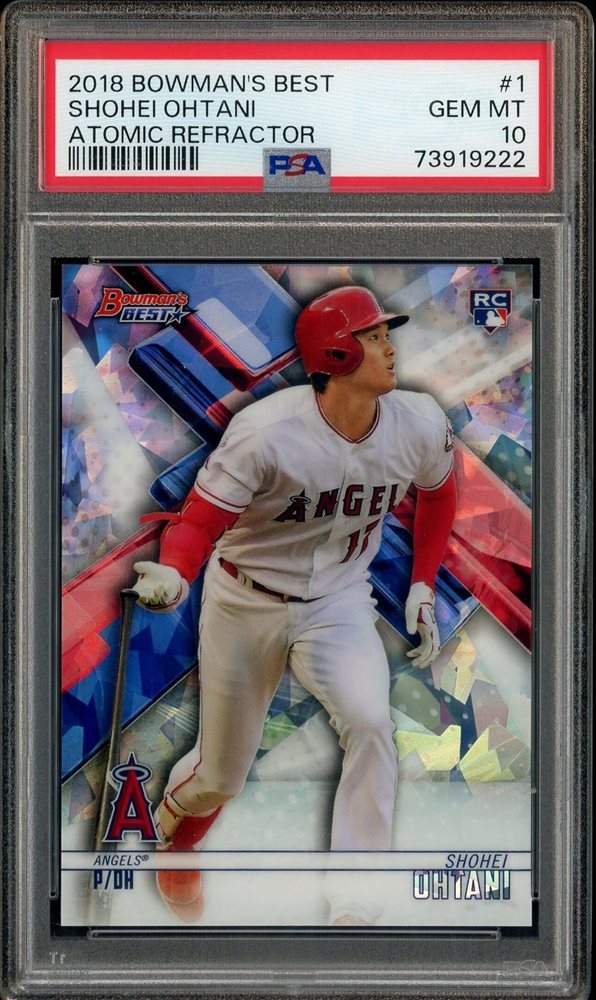 大谷翔平 2018 Bowman's Best Refractor Shohei 大谷翔平 2018 Bowman's Best Refractor Shohei Shohei Ohtani