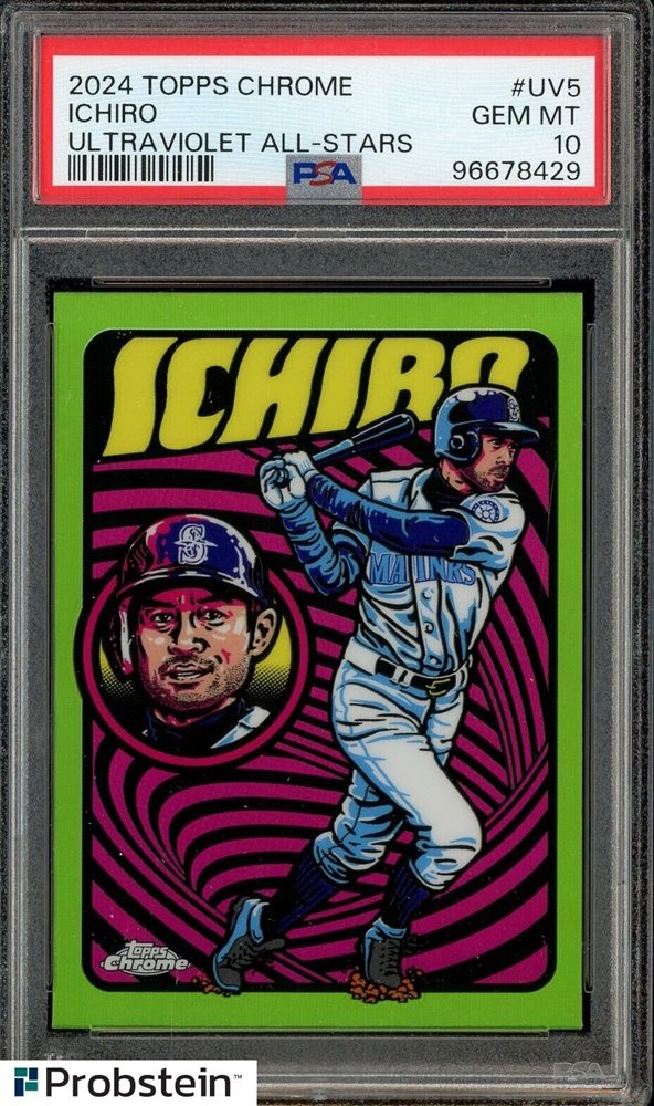 ゲームセンター・ゲームカード 2022 Topps Chrome Ichiro Auto PSA WBC ゲームセンター・ゲームカード 2022 Topps Chrome Ichiro Auto