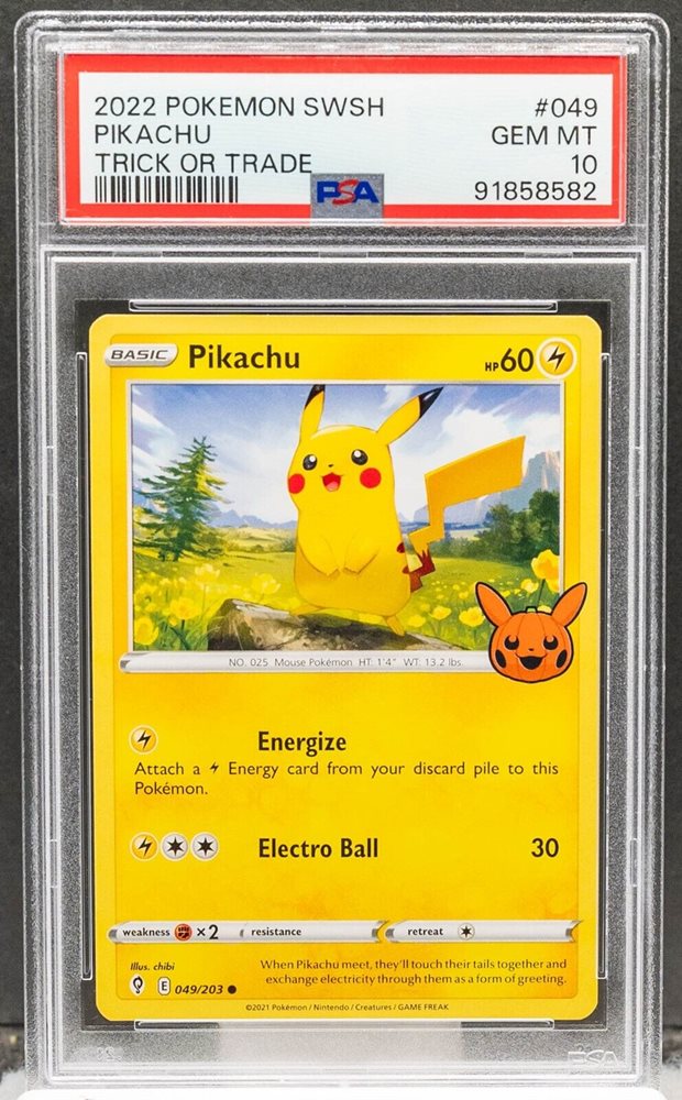 ピカチュウ swsh trick or trade 2022 psa10 Auction Prices Realized Tcg Cards 2021 POKEMON SWORD