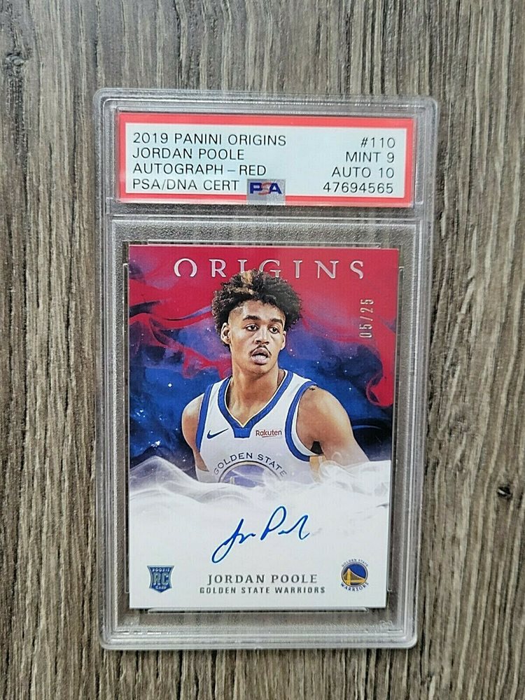 その他 2019 NBA Hoops Jordan Poole Autographed JORDAN POOLE ROOKIE AUTOGRAPHED 23/25 LTD. EDITION- 2019-20 PANINI