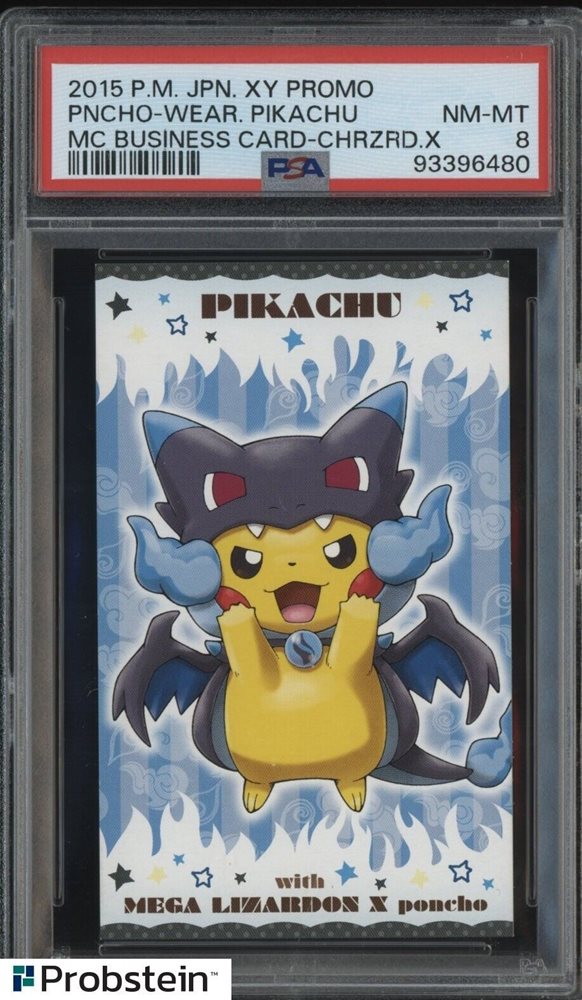 PSA8 MEGA LIZARDON X poncho 名刺 2015 Auction Prices Realized Tcg Cards 2015 POKEMON JAPANESE XY