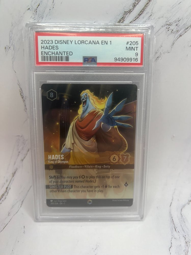 PSA10Disney Lorcana ハデス#205 2023 Disney Lorcana EN 1 Enchanted #205 Hades PSA 10 | eBay