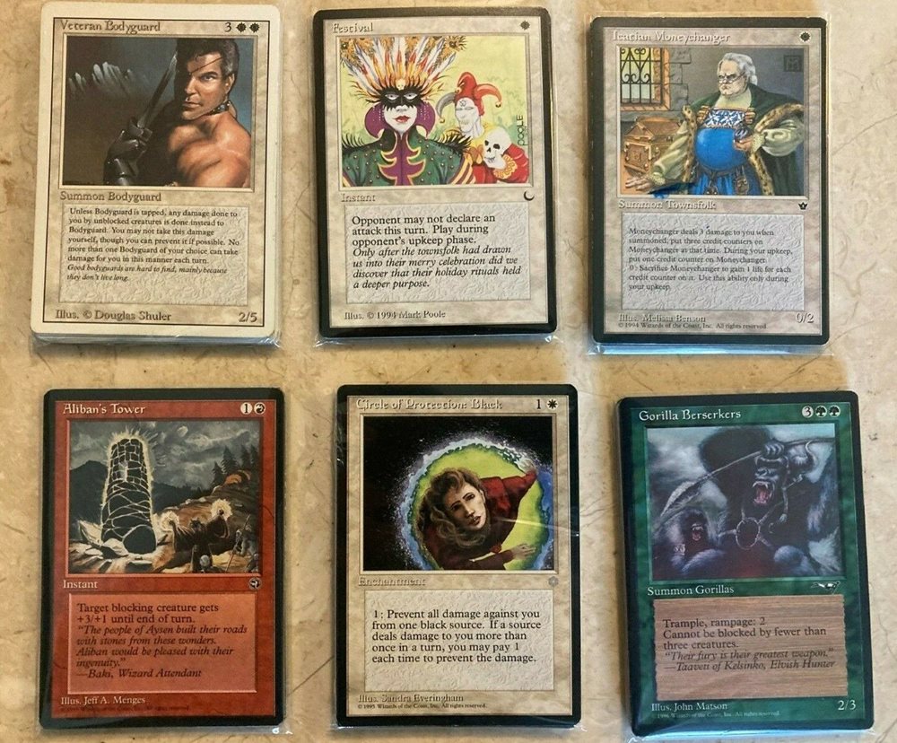 MTG Vintage Set Repacks: Revised, the Dark, Ice age, Al